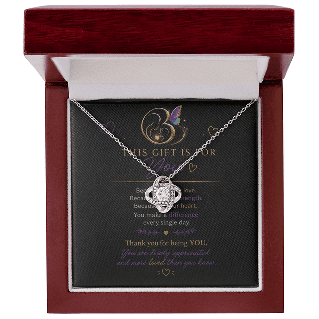 14K White Gold Eternal Hope Necklace product preview 2